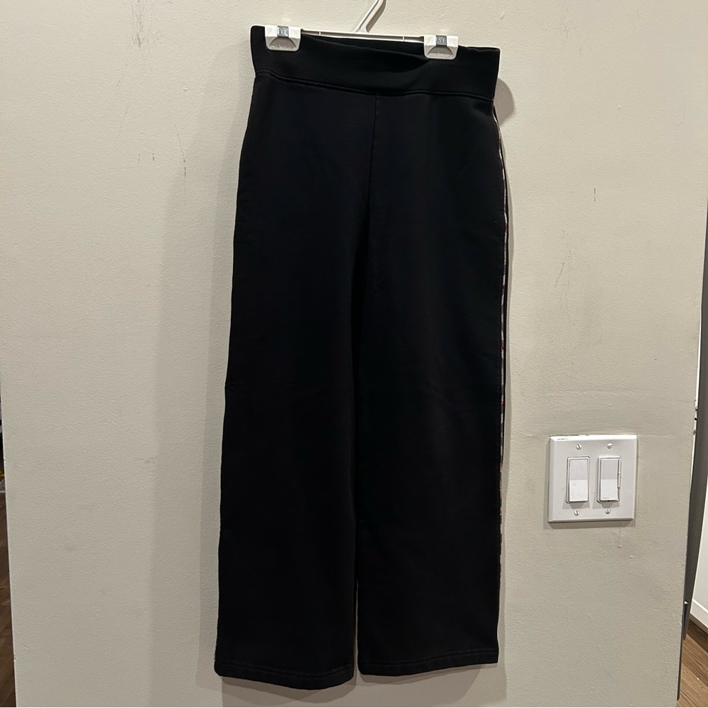 Burberry Black Wide-Leg sweatpants. Size 12 152 cm